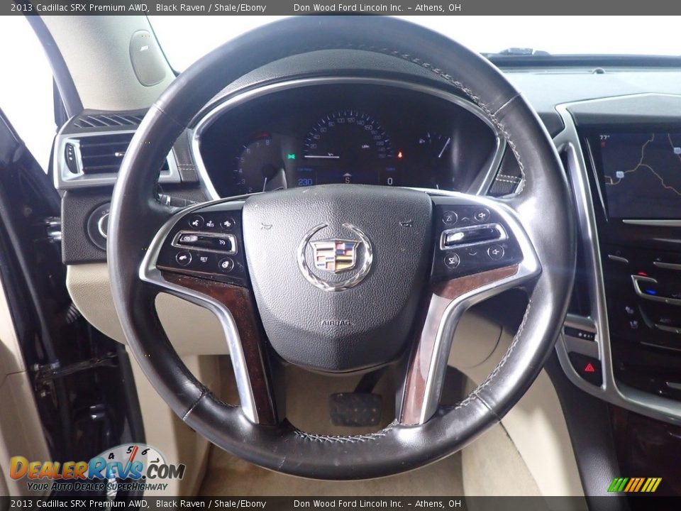 2013 Cadillac SRX Premium AWD Black Raven / Shale/Ebony Photo #31