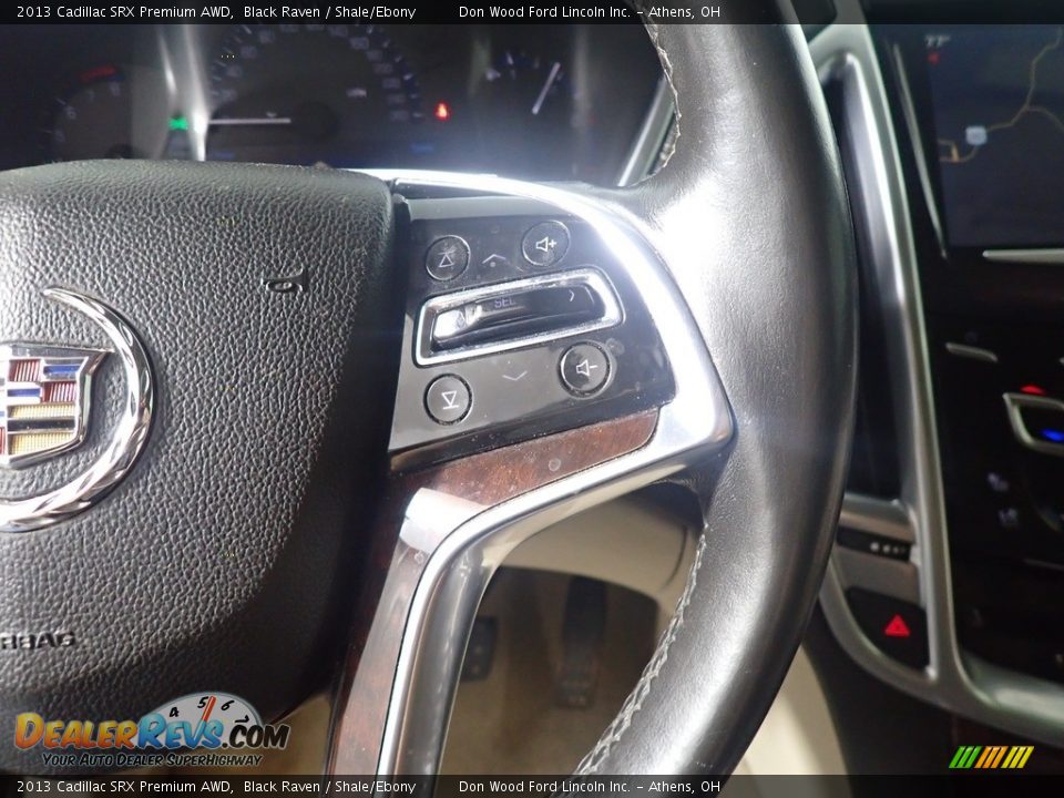 2013 Cadillac SRX Premium AWD Black Raven / Shale/Ebony Photo #34