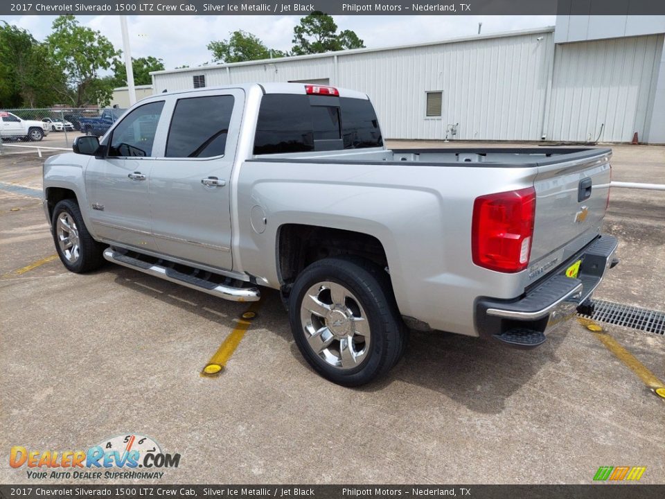 2017 Chevrolet Silverado 1500 LTZ Crew Cab Silver Ice Metallic / Jet Black Photo #5