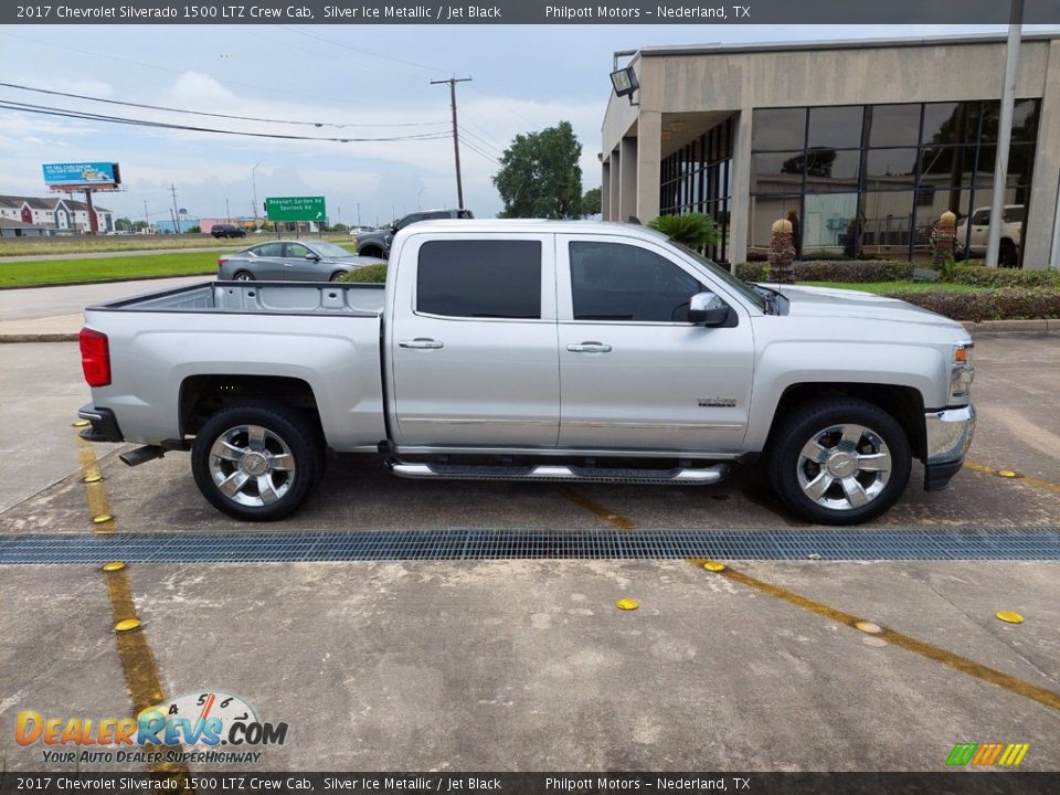 Silver Ice Metallic 2017 Chevrolet Silverado 1500 LTZ Crew Cab Photo #8