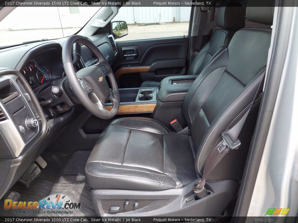 Front Seat of 2017 Chevrolet Silverado 1500 LTZ Crew Cab Photo #10