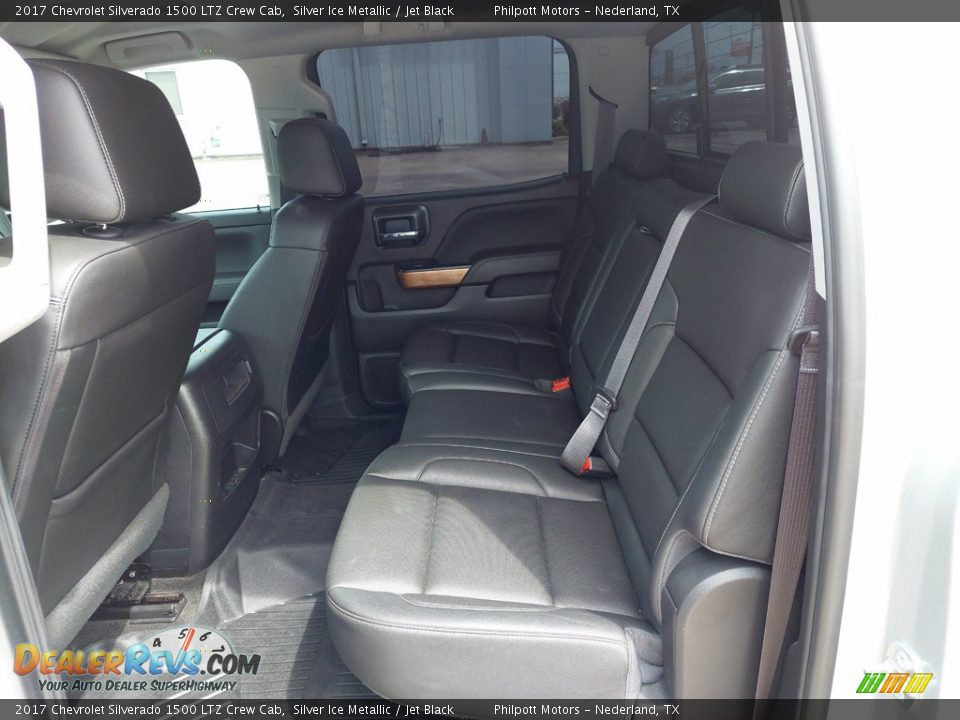 Rear Seat of 2017 Chevrolet Silverado 1500 LTZ Crew Cab Photo #12
