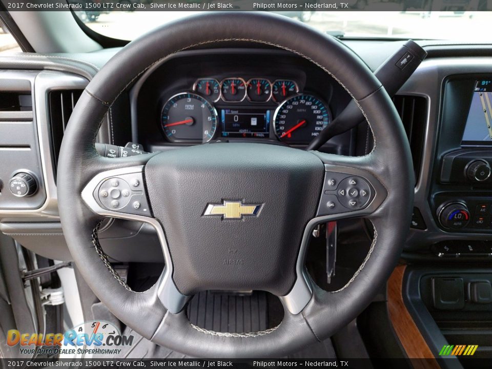 2017 Chevrolet Silverado 1500 LTZ Crew Cab Steering Wheel Photo #15