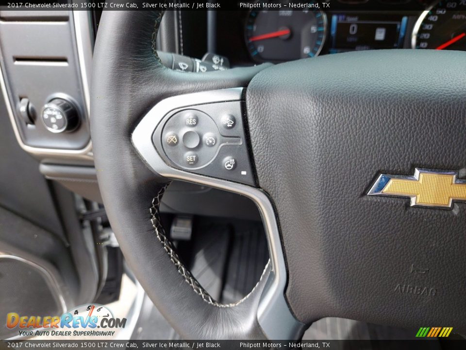 2017 Chevrolet Silverado 1500 LTZ Crew Cab Steering Wheel Photo #16