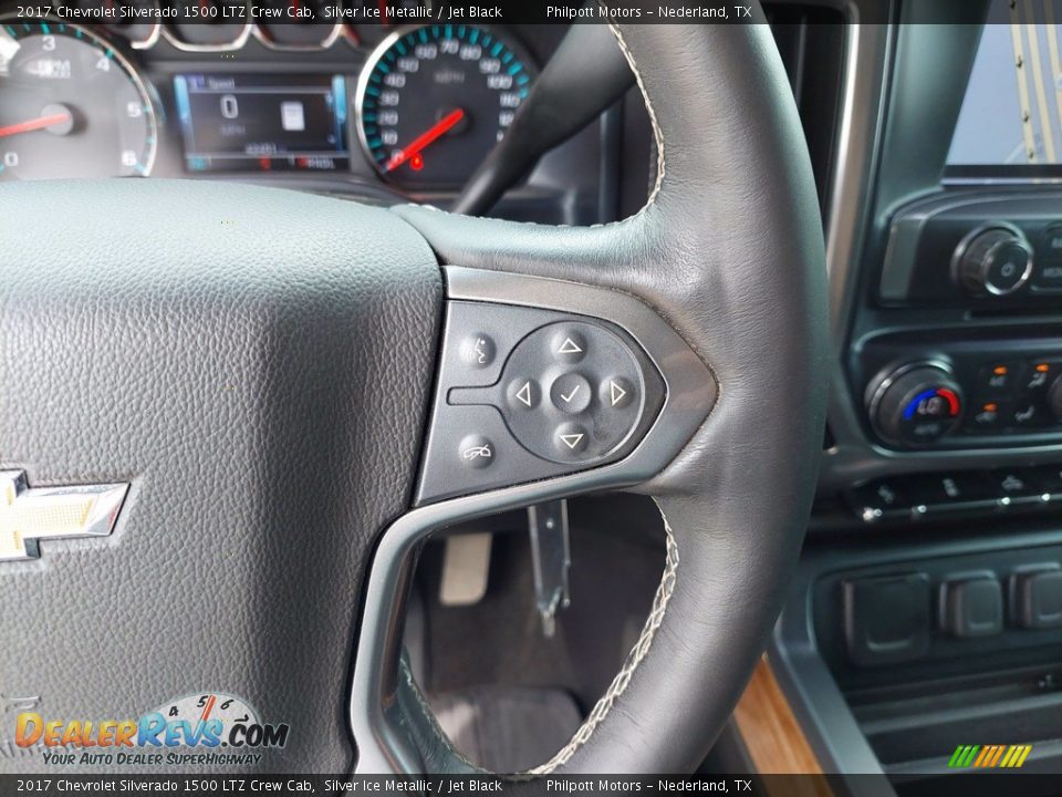 2017 Chevrolet Silverado 1500 LTZ Crew Cab Steering Wheel Photo #17