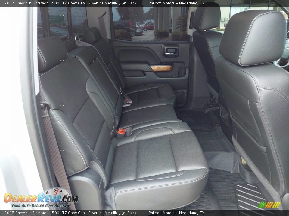 Rear Seat of 2017 Chevrolet Silverado 1500 LTZ Crew Cab Photo #26