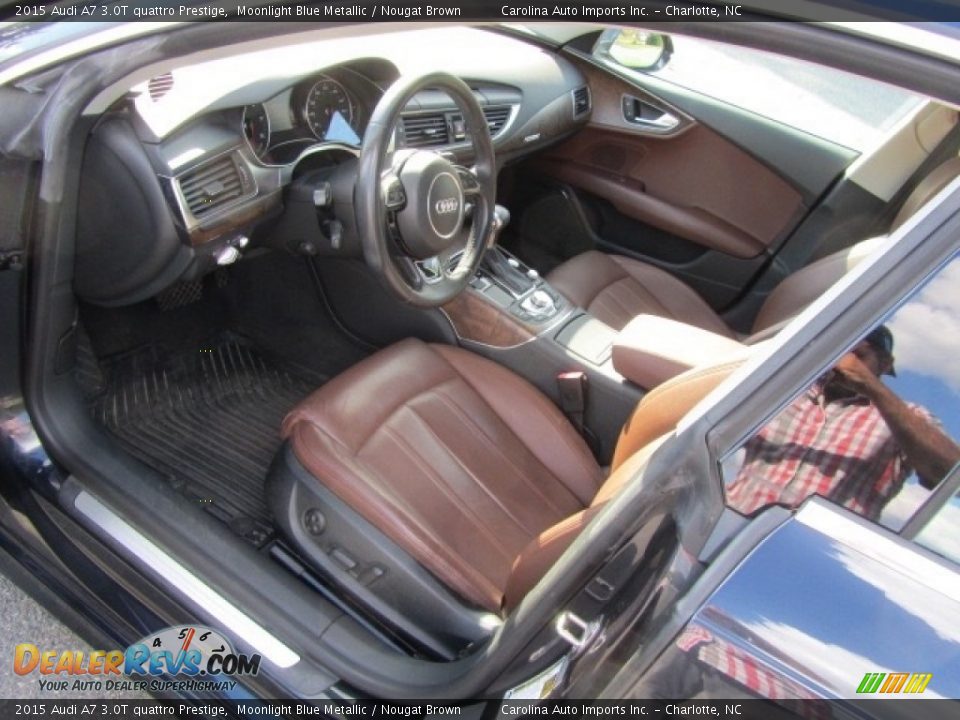 Nougat Brown Interior - 2015 Audi A7 3.0T quattro Prestige Photo #17