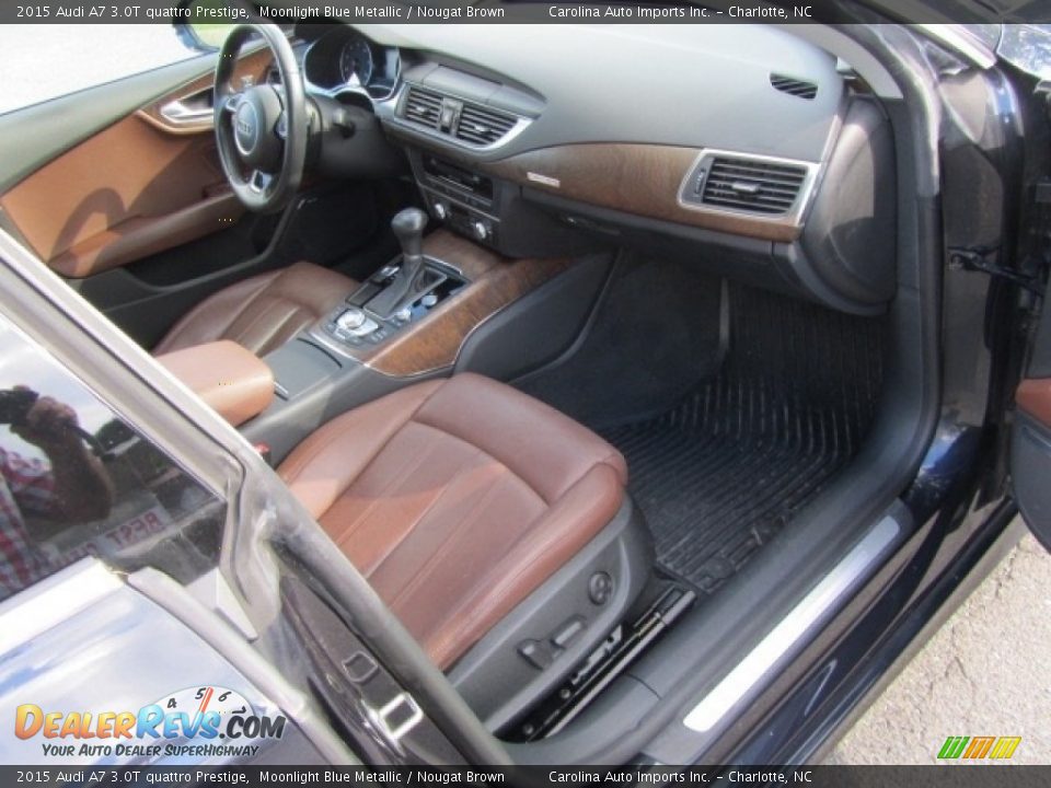 Nougat Brown Interior - 2015 Audi A7 3.0T quattro Prestige Photo #22