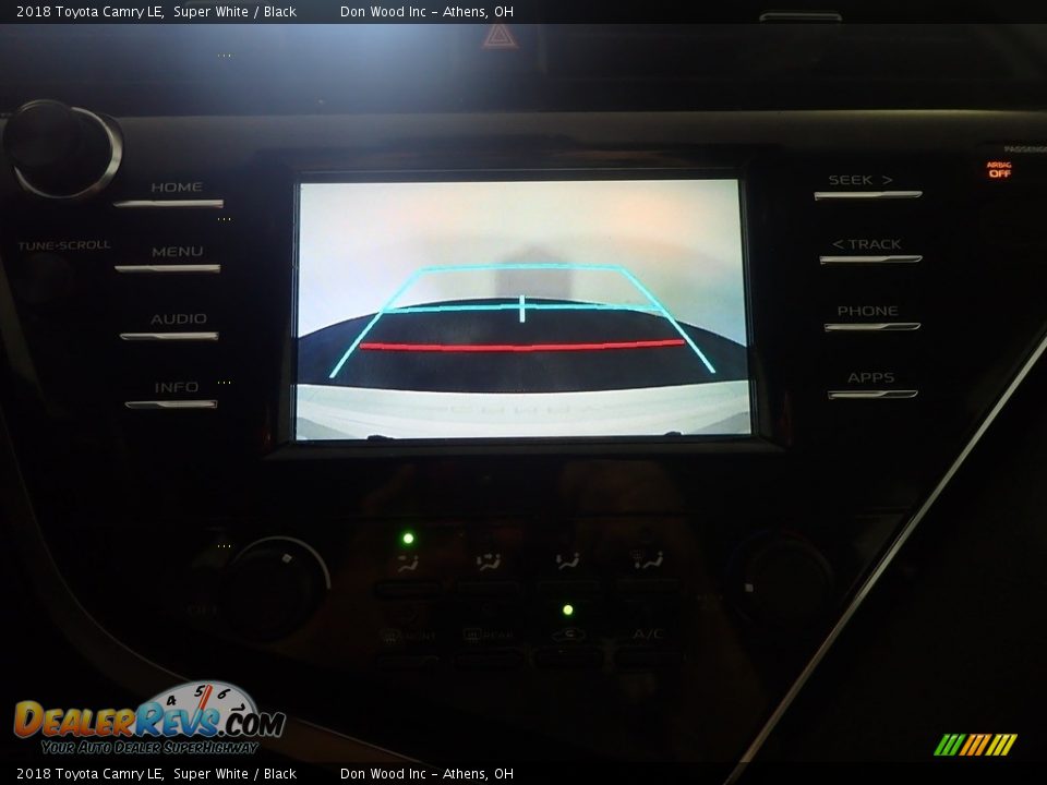 2018 Toyota Camry LE Super White / Black Photo #2