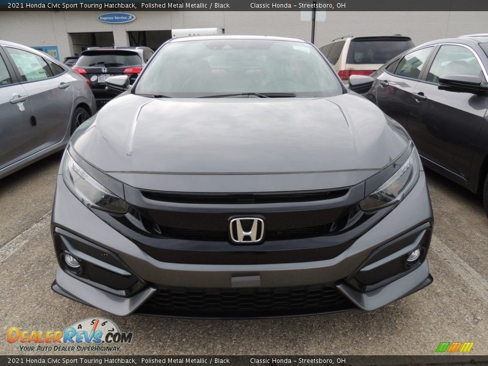 2021 Honda Civic Sport Touring Hatchback Polished Metal Metallic / Black Photo #2