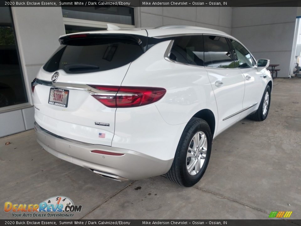 2020 Buick Enclave Essence Summit White / Dark Galvinized/Ebony Photo #4