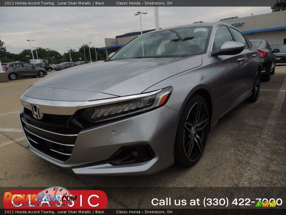 2021 Honda Accord Touring Lunar Silver Metallic / Black Photo #1