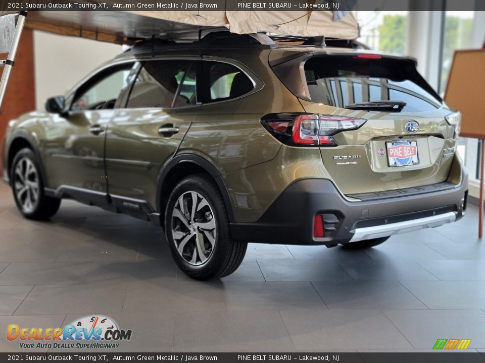 2021 Subaru Outback Touring XT Autumn Green Metallic / Java Brown Photo #6