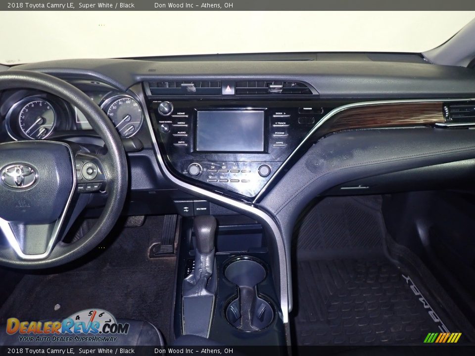 2018 Toyota Camry LE Super White / Black Photo #25