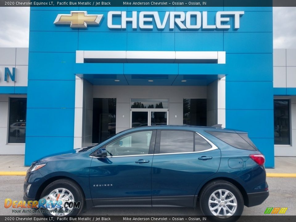 2020 Chevrolet Equinox LT Pacific Blue Metallic / Jet Black Photo #1