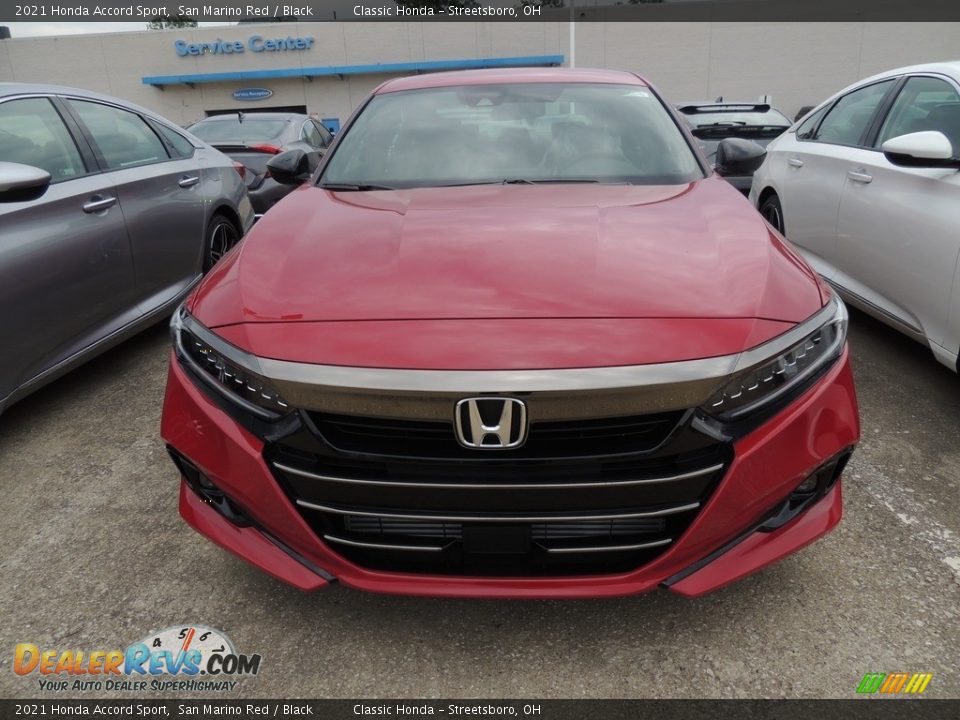 2021 Honda Accord Sport San Marino Red / Black Photo #2