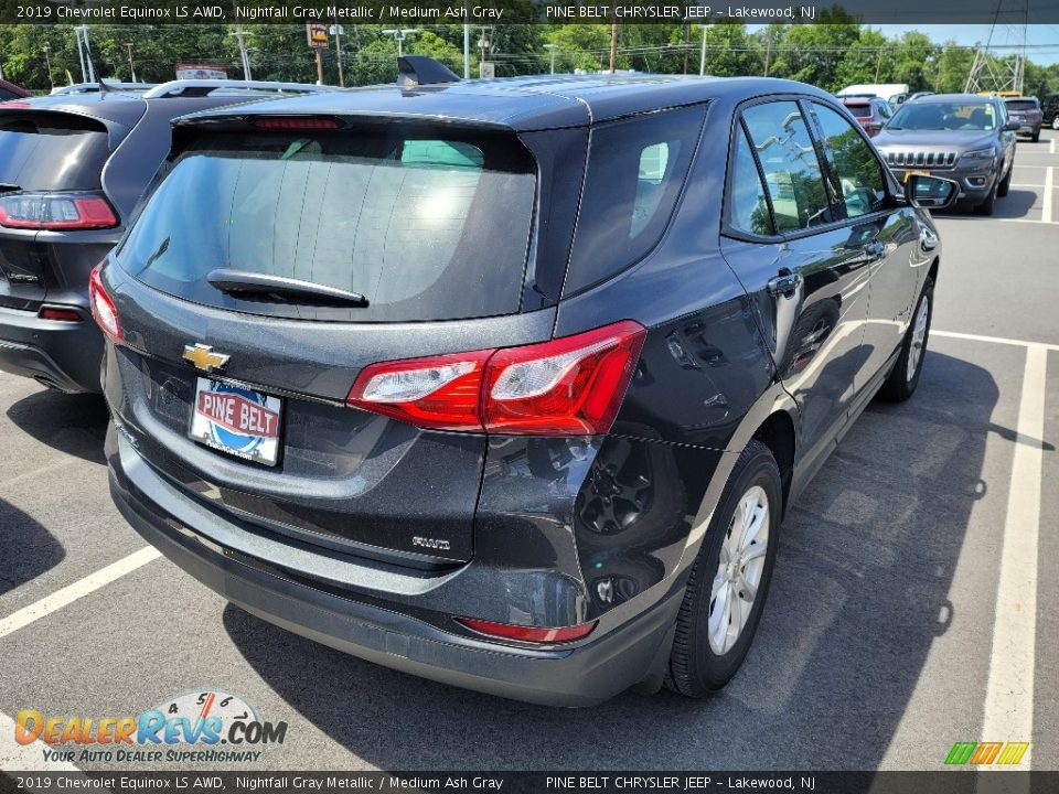 2019 Chevrolet Equinox LS AWD Nightfall Gray Metallic / Medium Ash Gray Photo #3