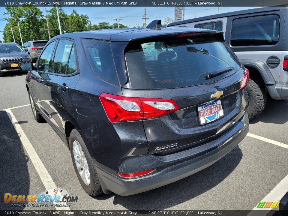 2019 Chevrolet Equinox LS AWD Nightfall Gray Metallic / Medium Ash Gray Photo #4