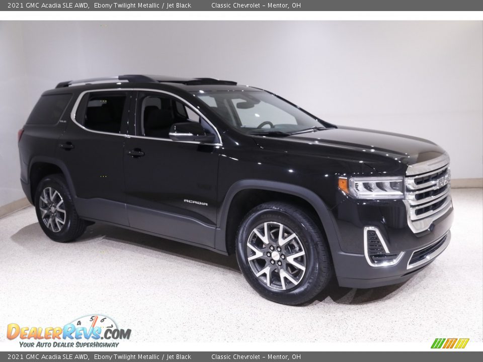 2021 GMC Acadia SLE AWD Ebony Twilight Metallic / Jet Black Photo #1