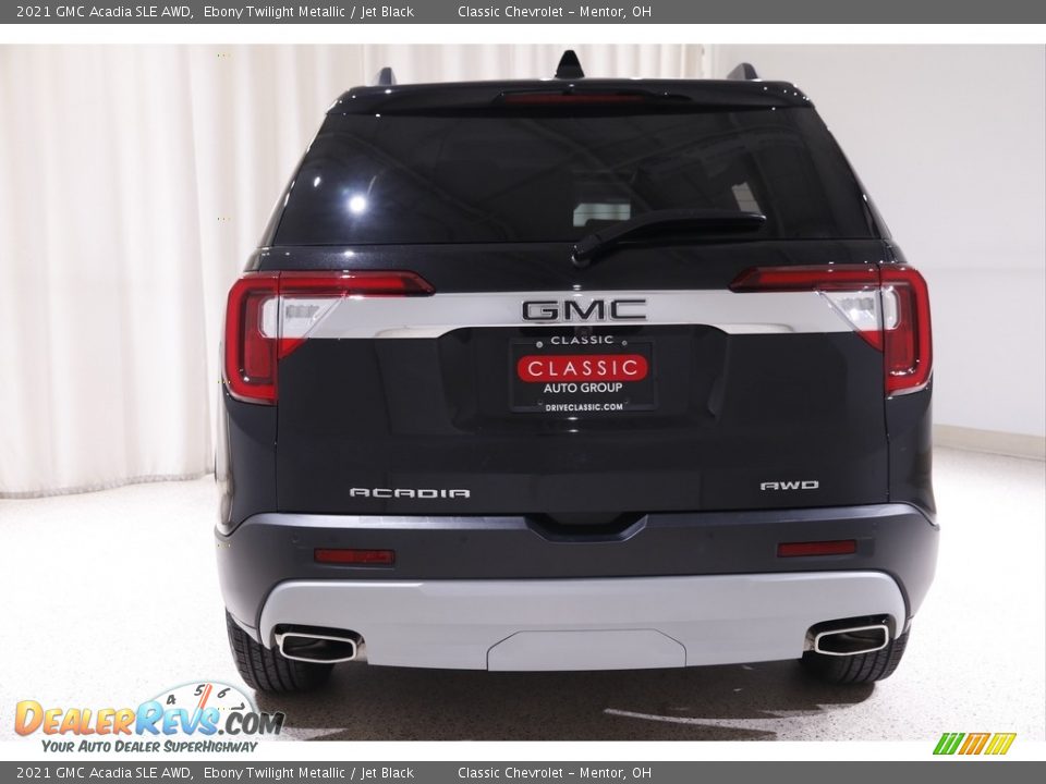 2021 GMC Acadia SLE AWD Ebony Twilight Metallic / Jet Black Photo #19