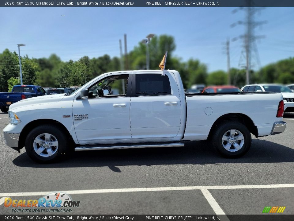 2020 Ram 1500 Classic SLT Crew Cab Bright White / Black/Diesel Gray Photo #18