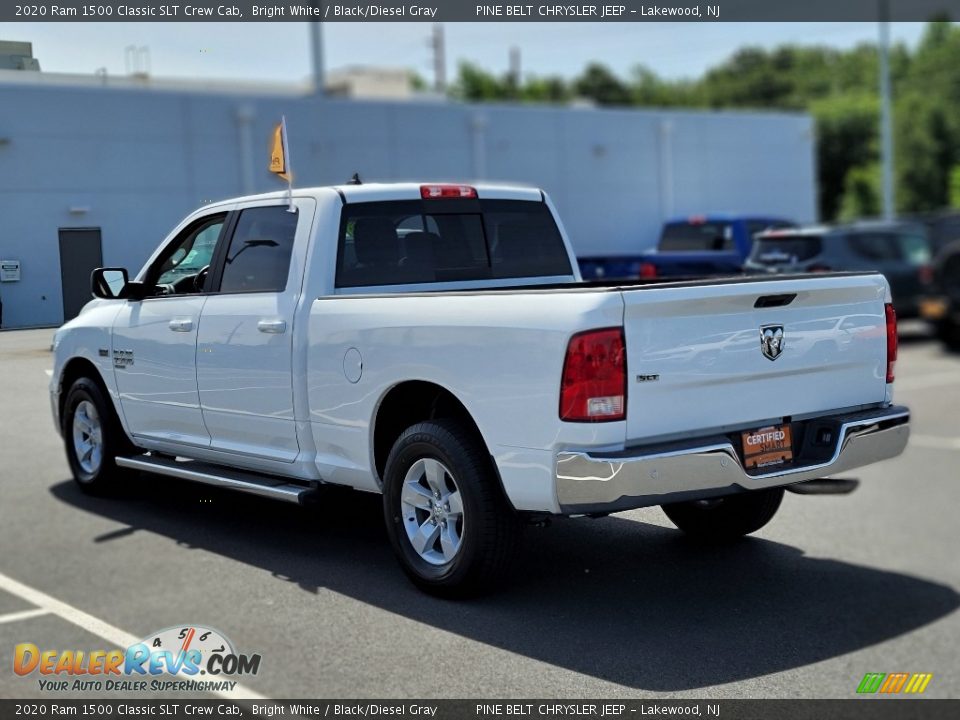 2020 Ram 1500 Classic SLT Crew Cab Bright White / Black/Diesel Gray Photo #19