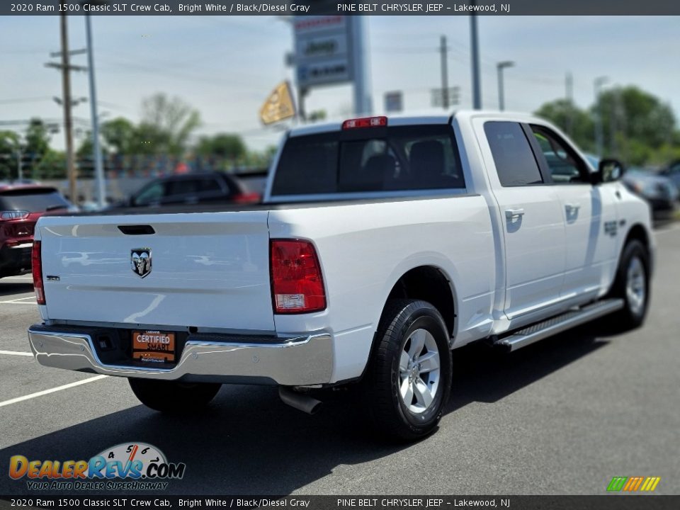 2020 Ram 1500 Classic SLT Crew Cab Bright White / Black/Diesel Gray Photo #21