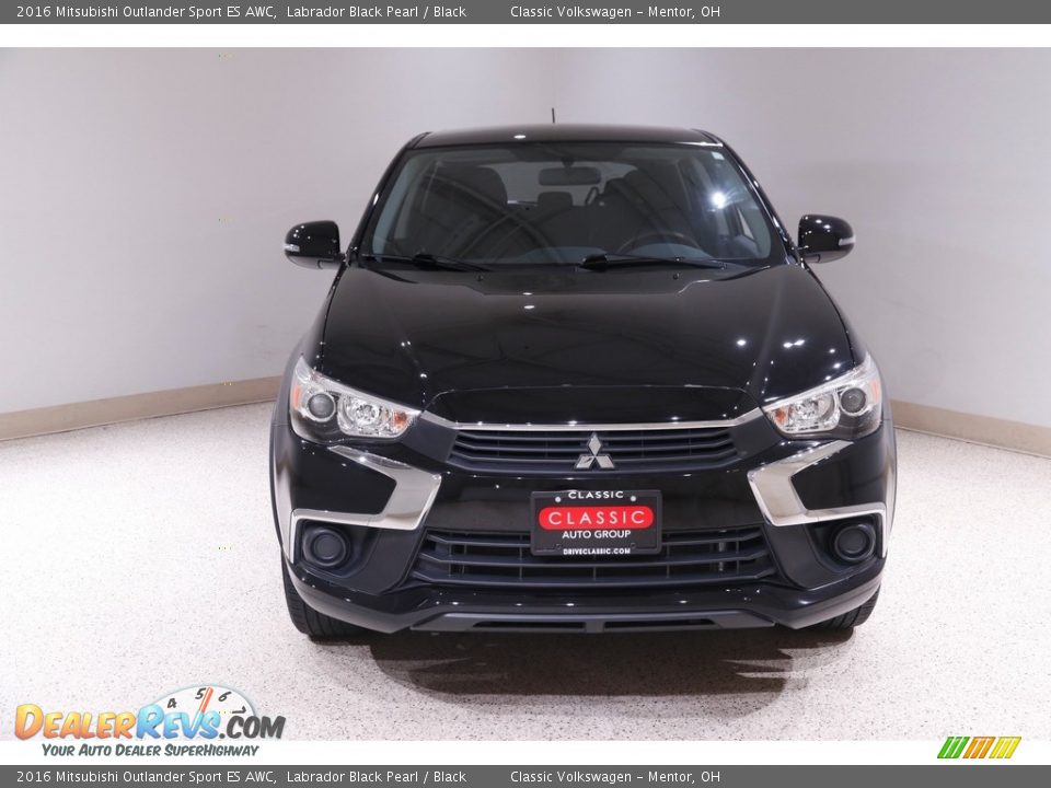 2016 Mitsubishi Outlander Sport ES AWC Labrador Black Pearl / Black Photo #2