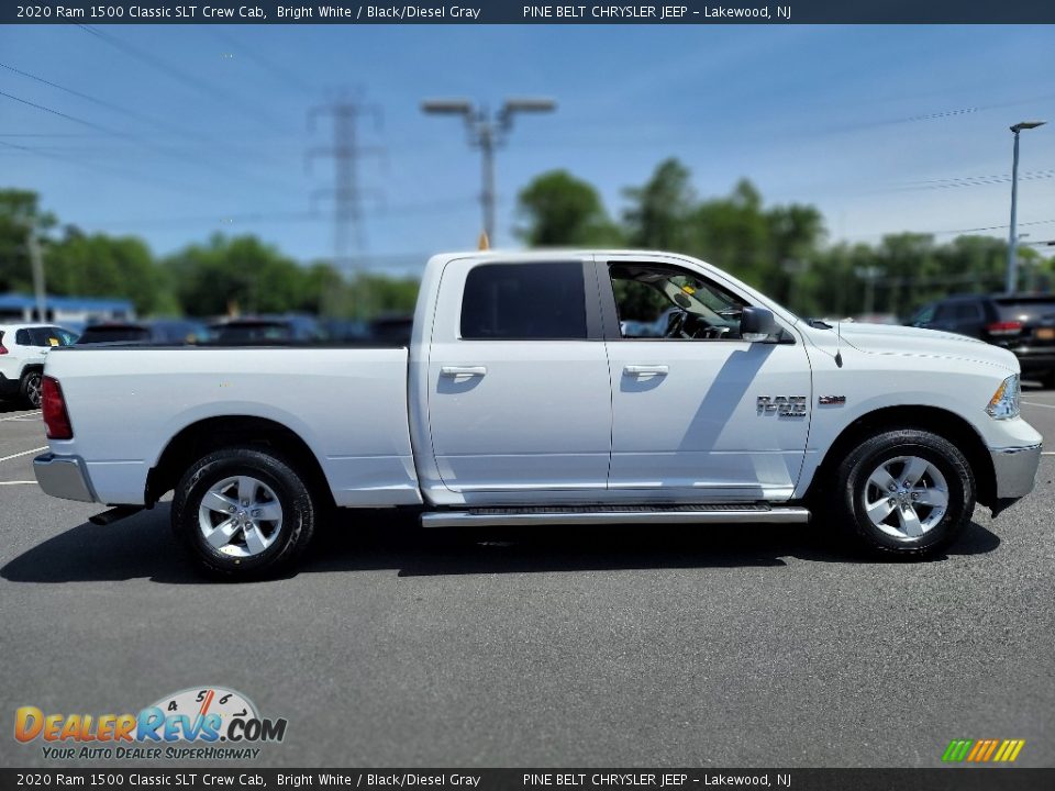 2020 Ram 1500 Classic SLT Crew Cab Bright White / Black/Diesel Gray Photo #22