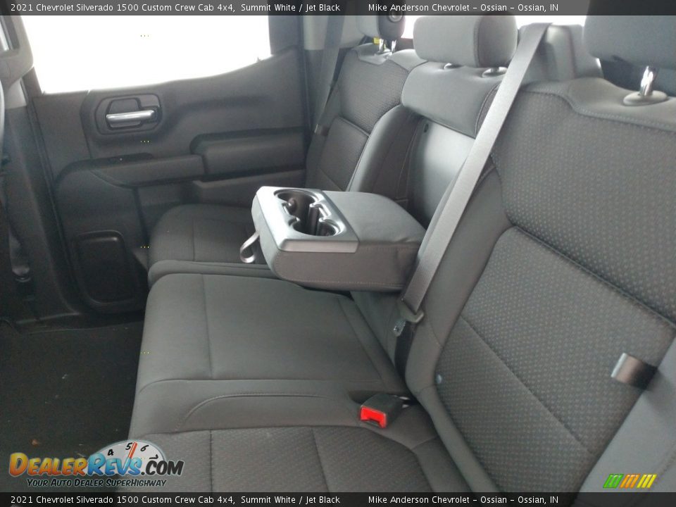 2021 Chevrolet Silverado 1500 Custom Crew Cab 4x4 Summit White / Jet Black Photo #18