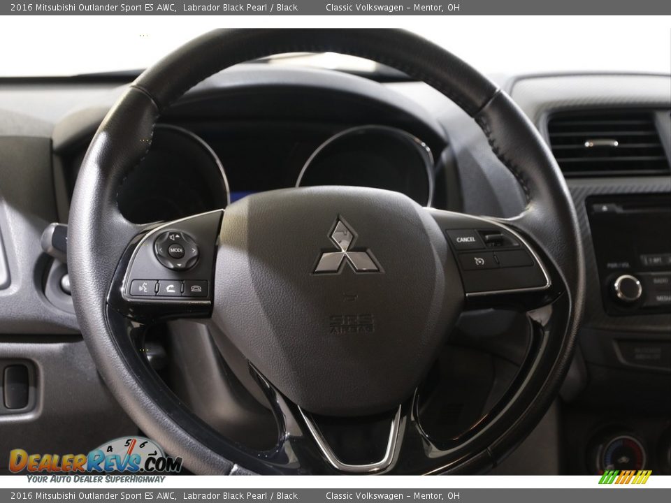 2016 Mitsubishi Outlander Sport ES AWC Steering Wheel Photo #7