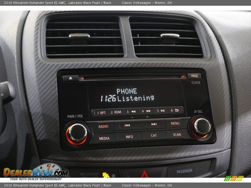 Audio System of 2016 Mitsubishi Outlander Sport ES AWC Photo #10