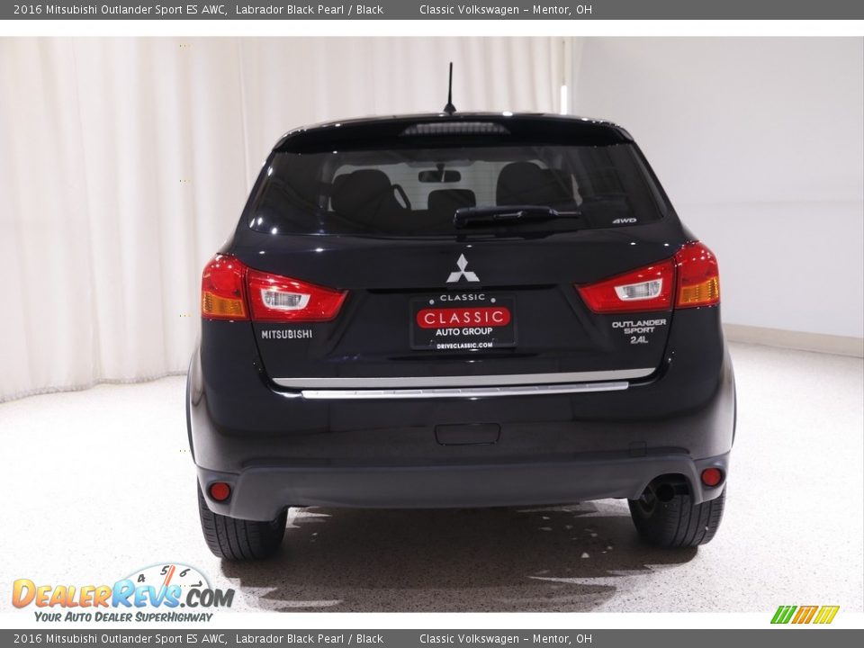 2016 Mitsubishi Outlander Sport ES AWC Labrador Black Pearl / Black Photo #15