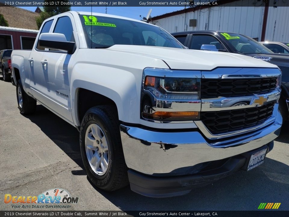 2019 Chevrolet Silverado LD LT Double Cab Summit White / Jet Black Photo #1