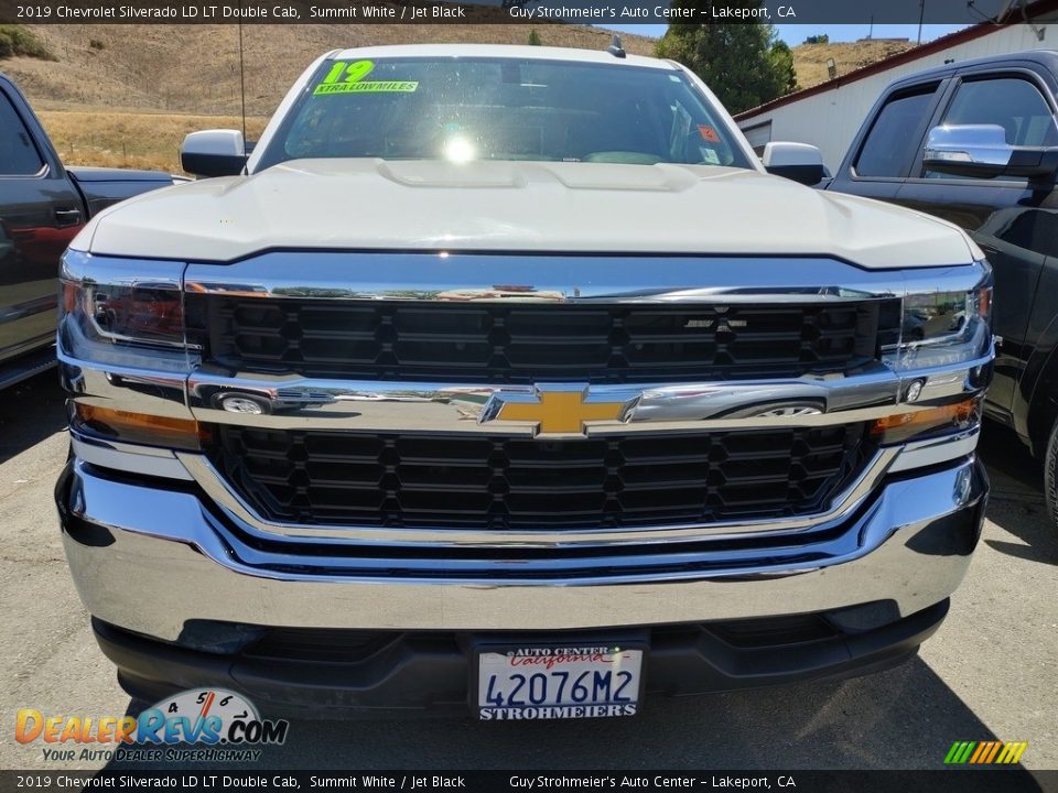 2019 Chevrolet Silverado LD LT Double Cab Summit White / Jet Black Photo #2