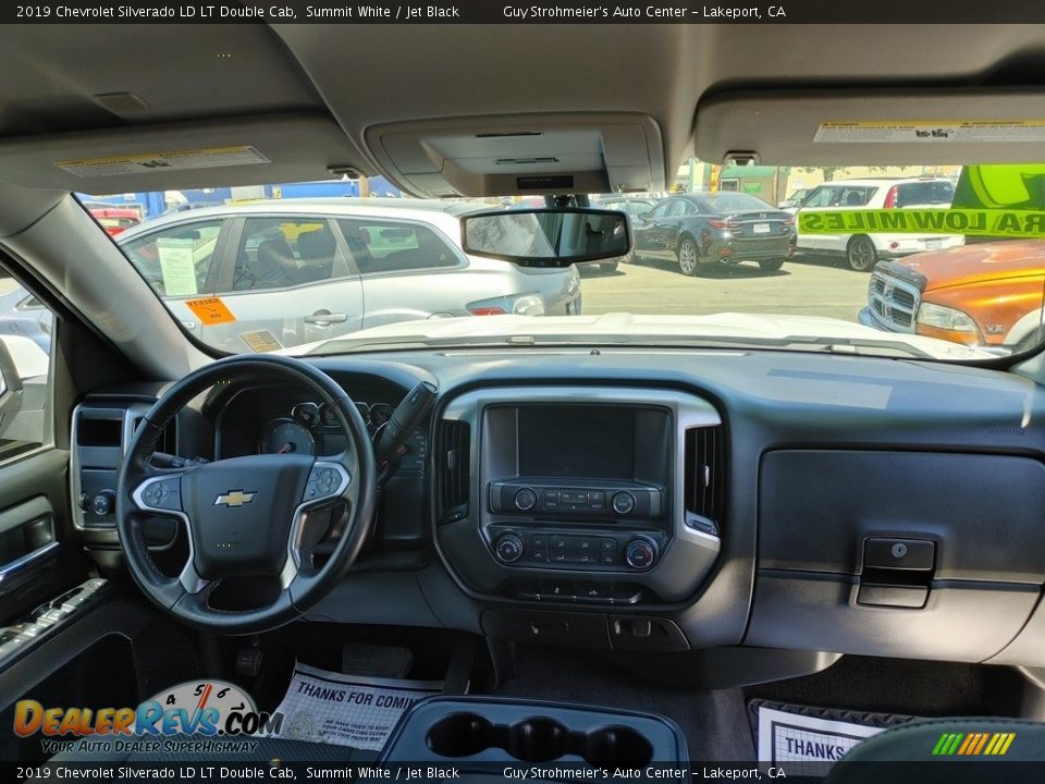 2019 Chevrolet Silverado LD LT Double Cab Summit White / Jet Black Photo #7