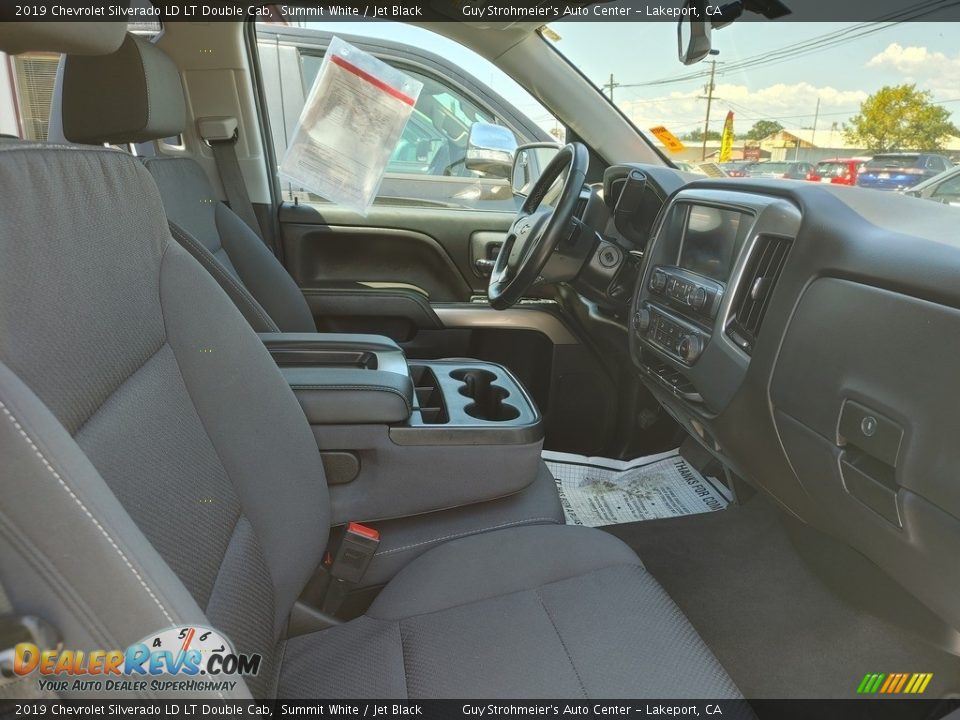 2019 Chevrolet Silverado LD LT Double Cab Summit White / Jet Black Photo #9