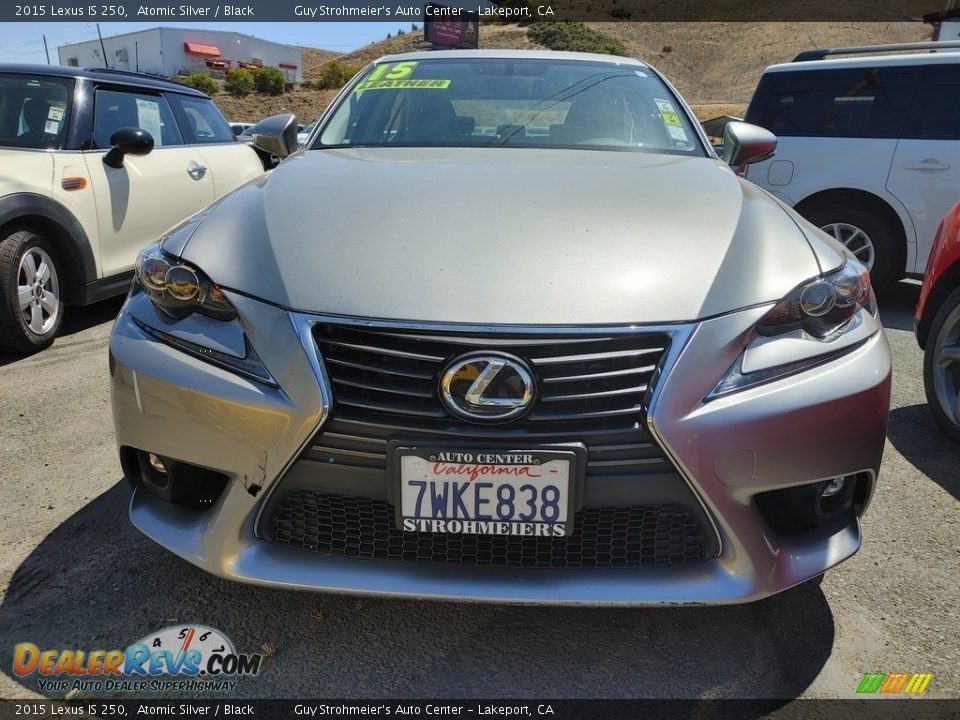 2015 Lexus IS 250 Atomic Silver / Black Photo #2