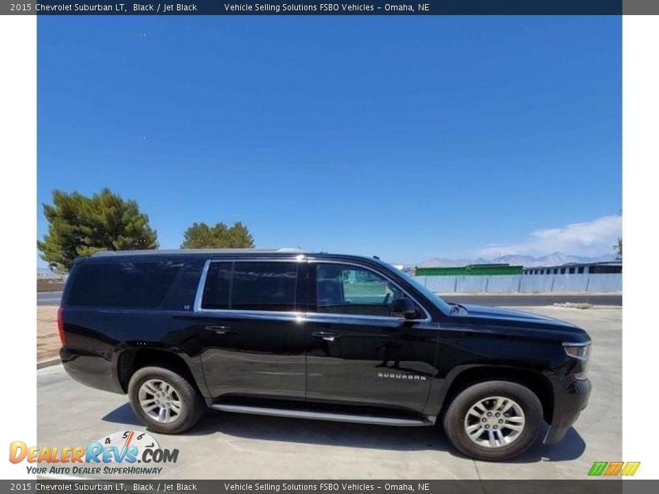 2015 Chevrolet Suburban LT Black / Jet Black Photo #1