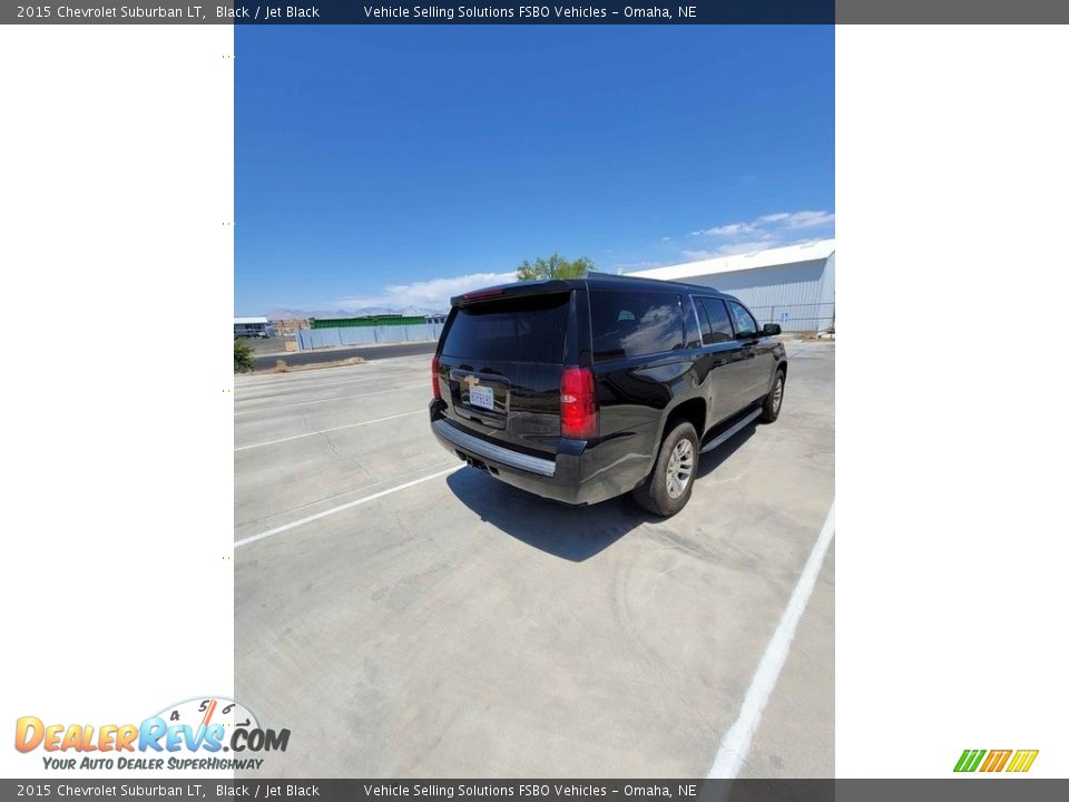 2015 Chevrolet Suburban LT Black / Jet Black Photo #6