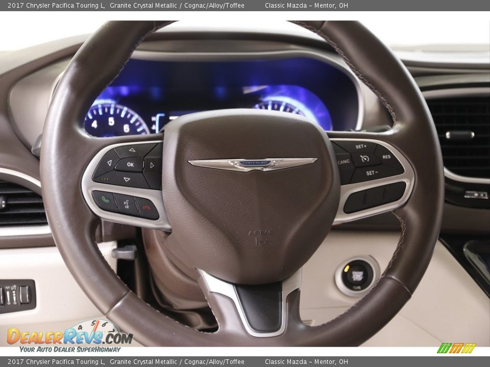2017 Chrysler Pacifica Touring L Granite Crystal Metallic / Cognac/Alloy/Toffee Photo #7