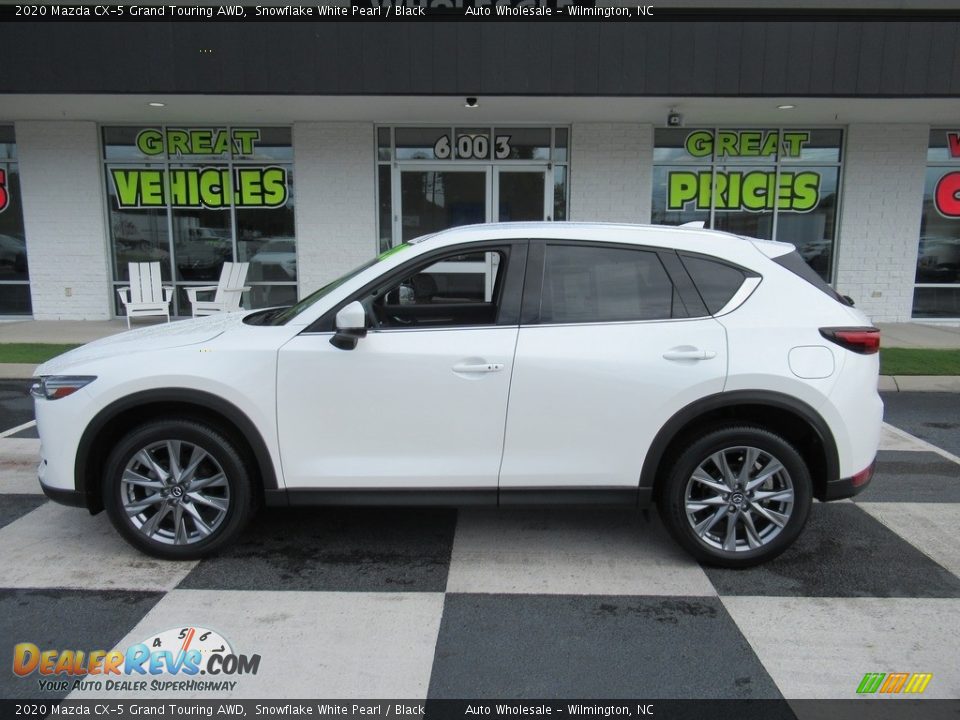 2020 Mazda CX-5 Grand Touring AWD Snowflake White Pearl / Black Photo #1