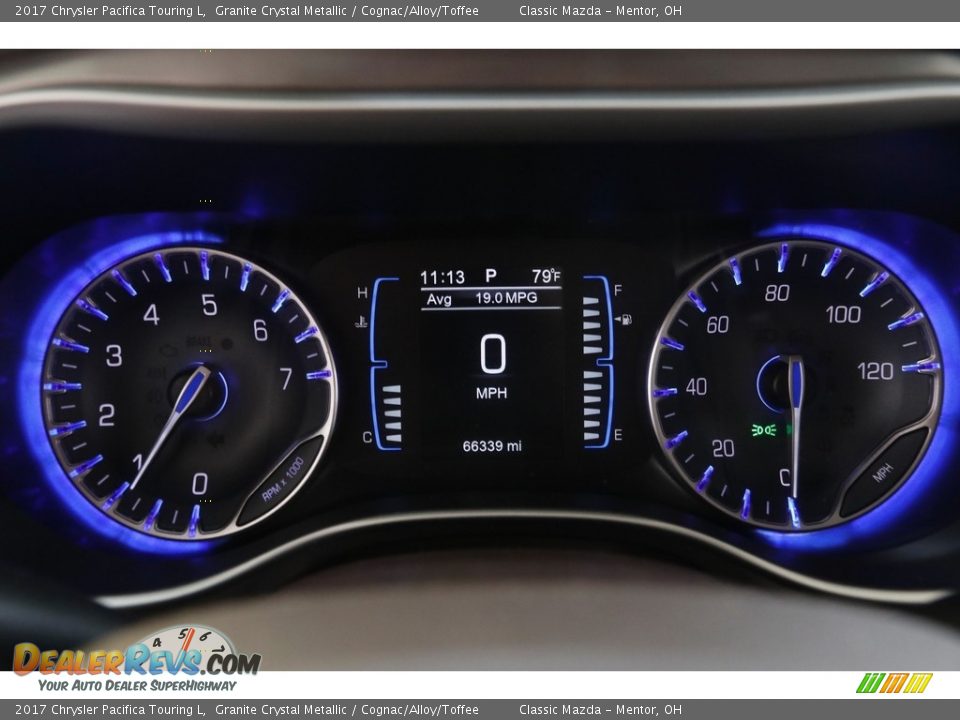 2017 Chrysler Pacifica Touring L Granite Crystal Metallic / Cognac/Alloy/Toffee Photo #8