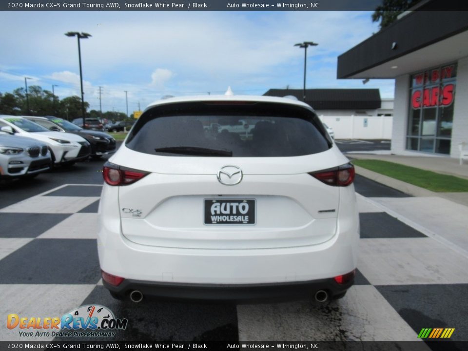 2020 Mazda CX-5 Grand Touring AWD Snowflake White Pearl / Black Photo #4