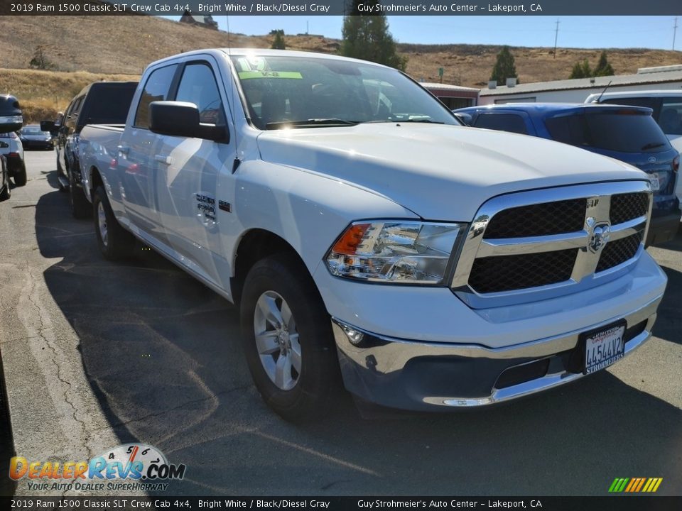 2019 Ram 1500 Classic SLT Crew Cab 4x4 Bright White / Black/Diesel Gray Photo #1