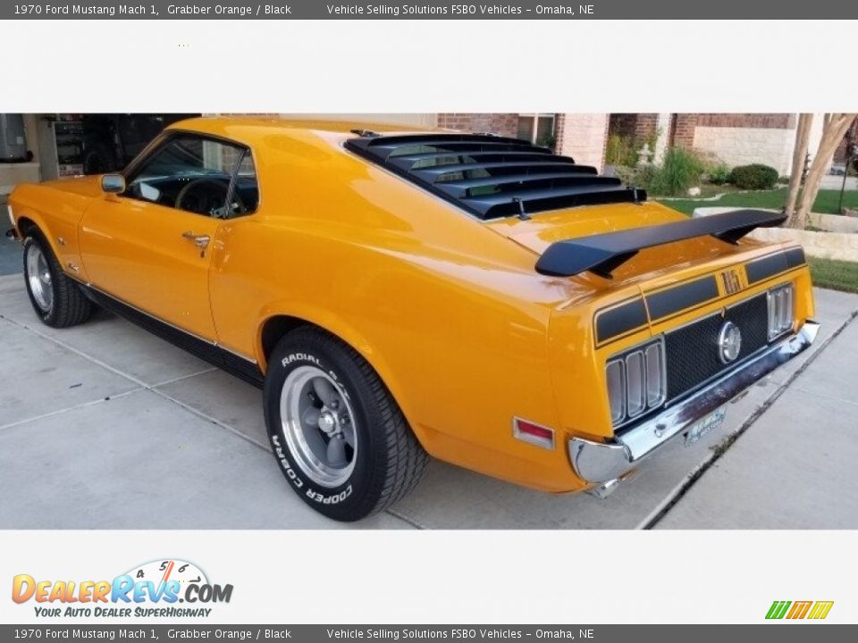 Grabber Orange 1970 Ford Mustang Mach 1 Photo #18