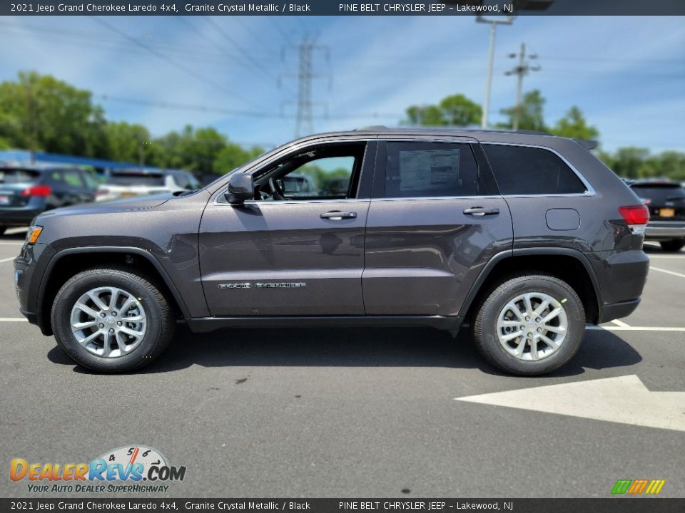 2021 Jeep Grand Cherokee Laredo 4x4 Granite Crystal Metallic / Black Photo #4