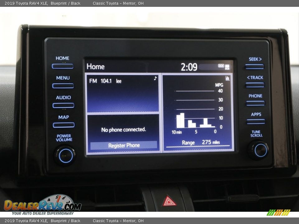 2019 Toyota RAV4 XLE Blueprint / Black Photo #10