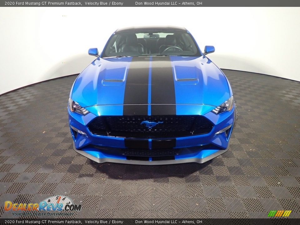 2020 Ford Mustang GT Premium Fastback Velocity Blue / Ebony Photo #5