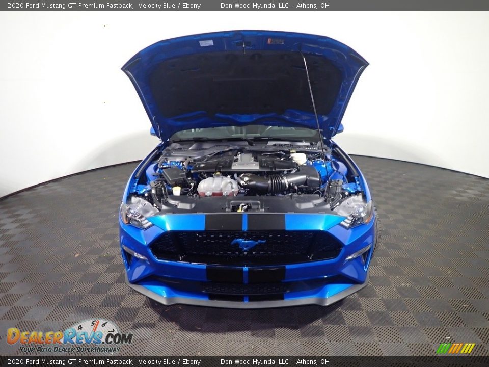 2020 Ford Mustang GT Premium Fastback Velocity Blue / Ebony Photo #7